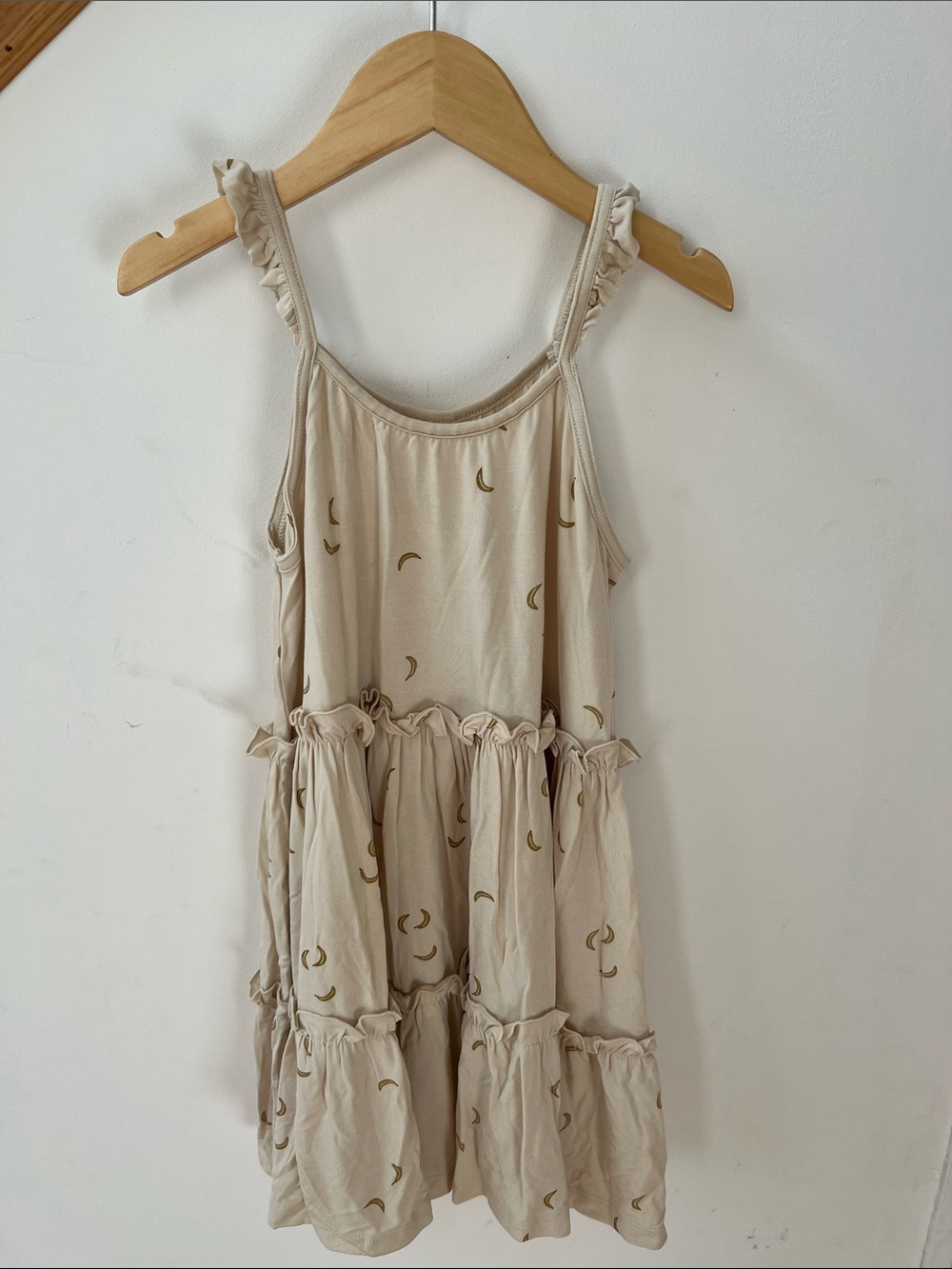 NWT Rylee + Cru Banana Print Dress size 6/7